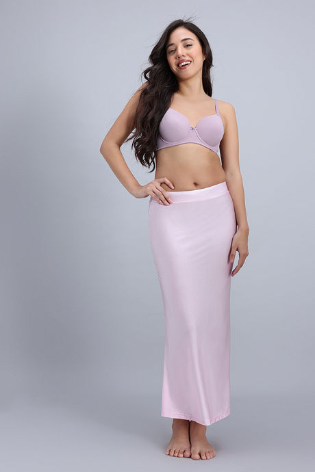 Zivame Shimmer Stretchy Saree Underskirt  - Light Lilac — image 4